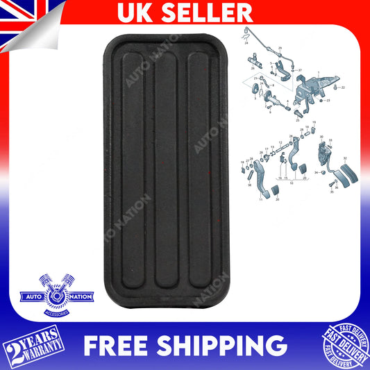 Motoviano VW Transporter T4 Golf MK2 MK3 & Audi Seat Gas Pedal Pad Accelerator Rubber (1979-2010)