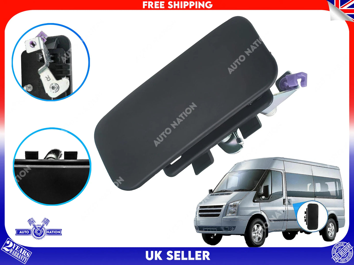 Motoviano Right Sliding Loading Door Handle for Ford Transit MK6 & MK7 (2000-2014)