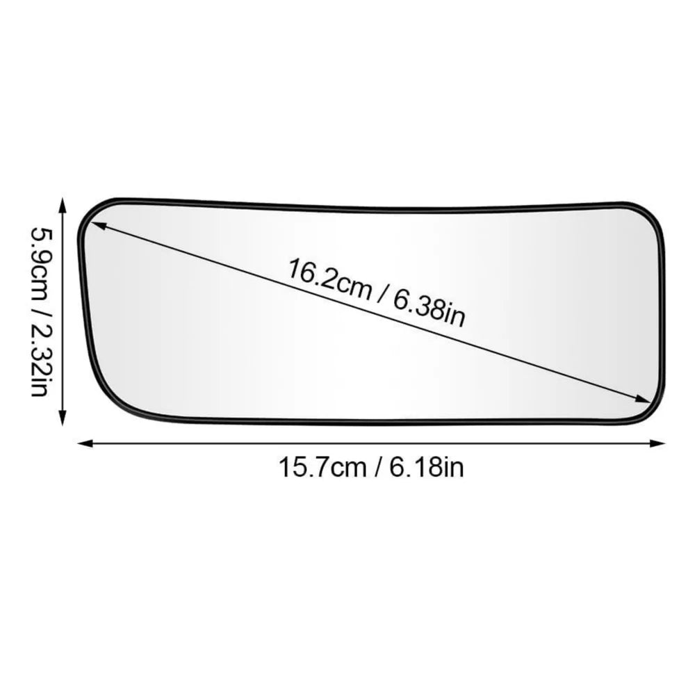 Motoviano Left Passenger Lower Wing Mirror Glass (Heated) for Mercedes Sprinter & VW Crafter (2006-2018)