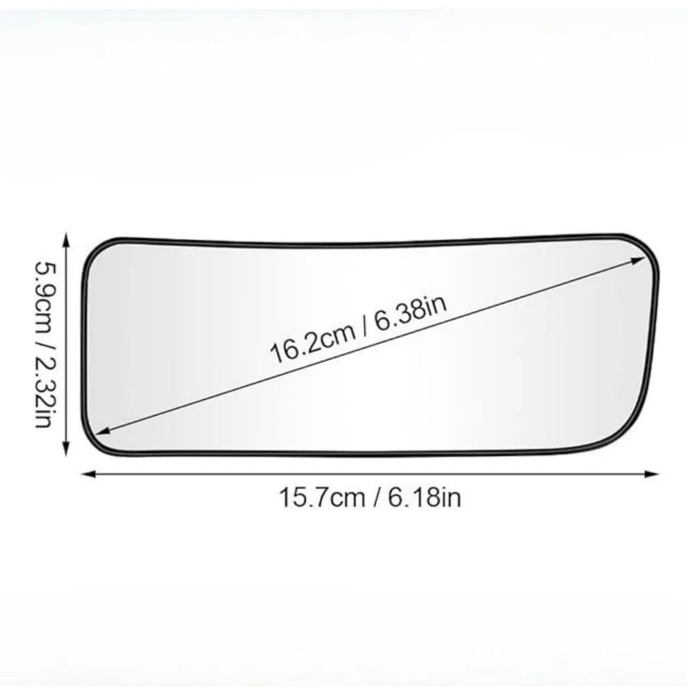Motoviano Right Driver Lower Wing Mirror Glass (Heated) for Mercedes Sprinter & VW Crafter (2006-2018)