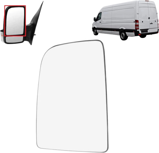 Mercedes Sprinter W906 (2006-2018) Left Passenger Main Upper Wing Mirror Glass (Unheated)