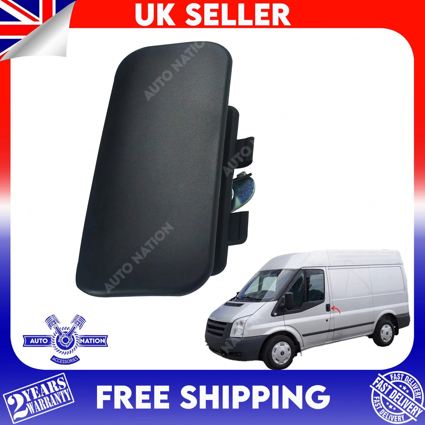 Motoviano Left Sliding Loading Door Handle for Ford Transit MK6 & MK7 (2000-2014)