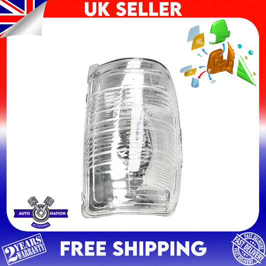 Motoviano Right Wing Mirror Indicator Clear Lens for Ford Transit MK8 (2014-Onwards)