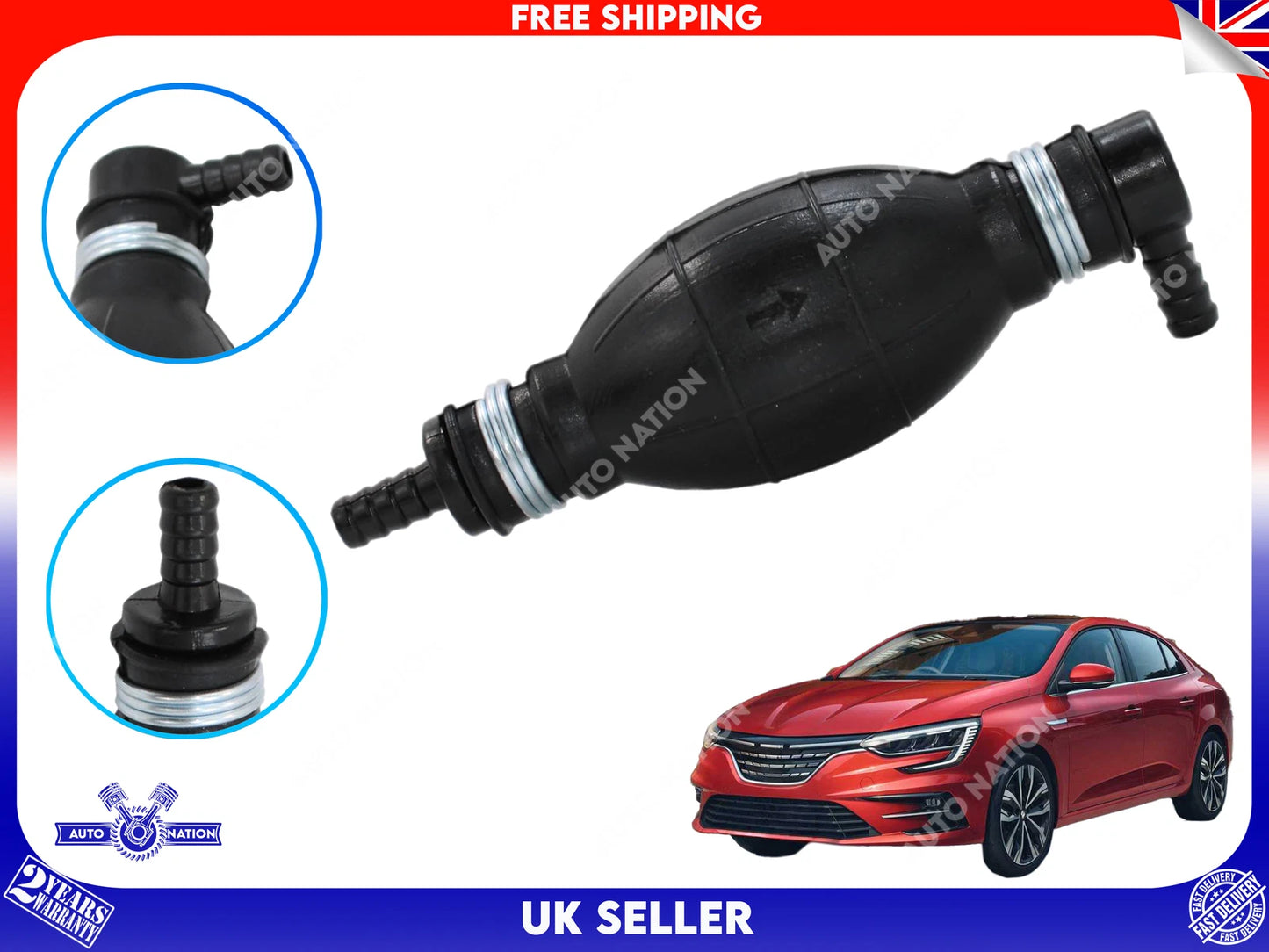 Motoviano Renault Clio Megane Scenic Laguna 1.5 1.9 dCi Hand Primer Fuel Pump (8200218941)