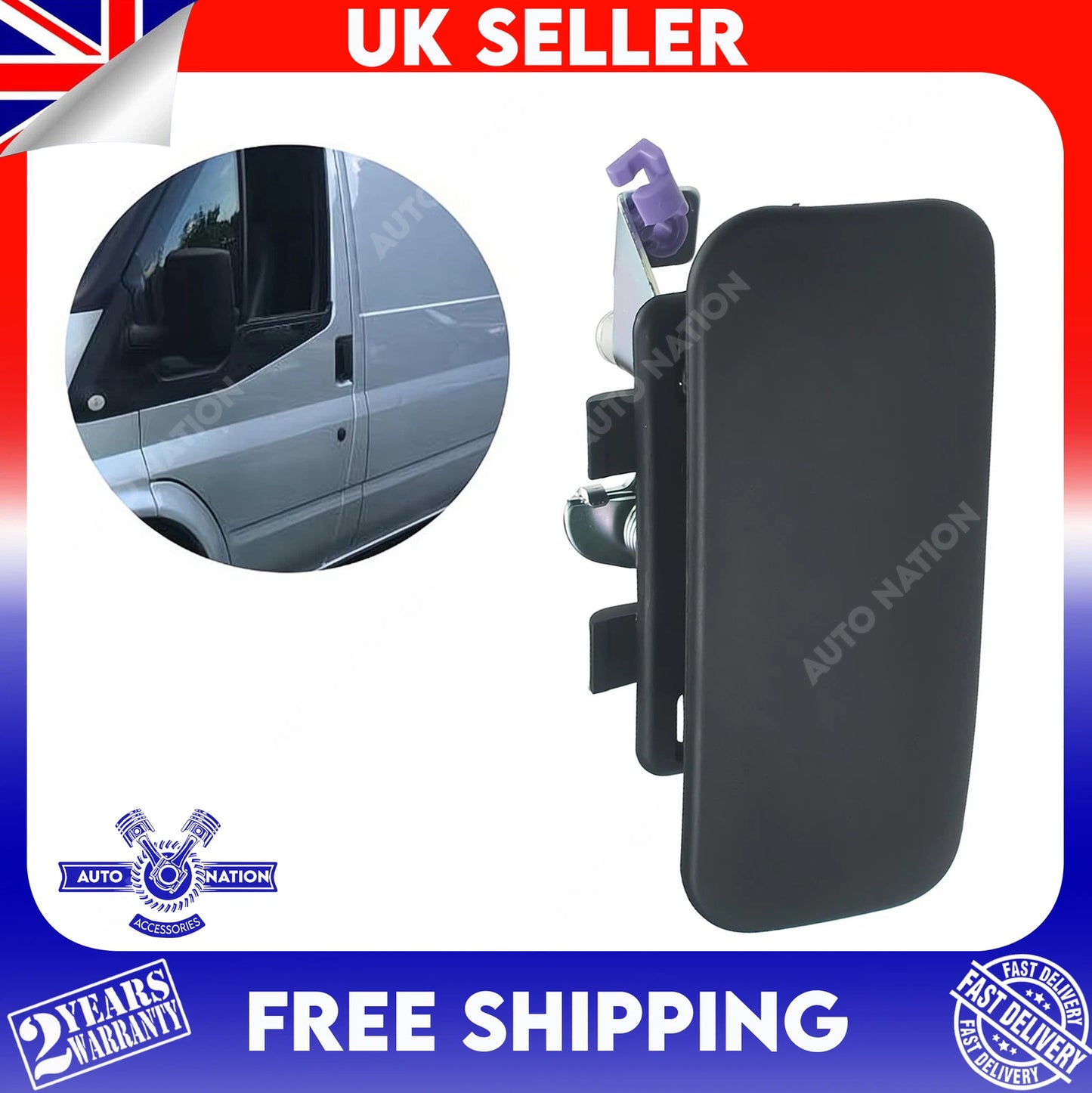 Motoviano Right Sliding Loading Door Handle for Ford Transit MK6 & MK7 (2000-2014)